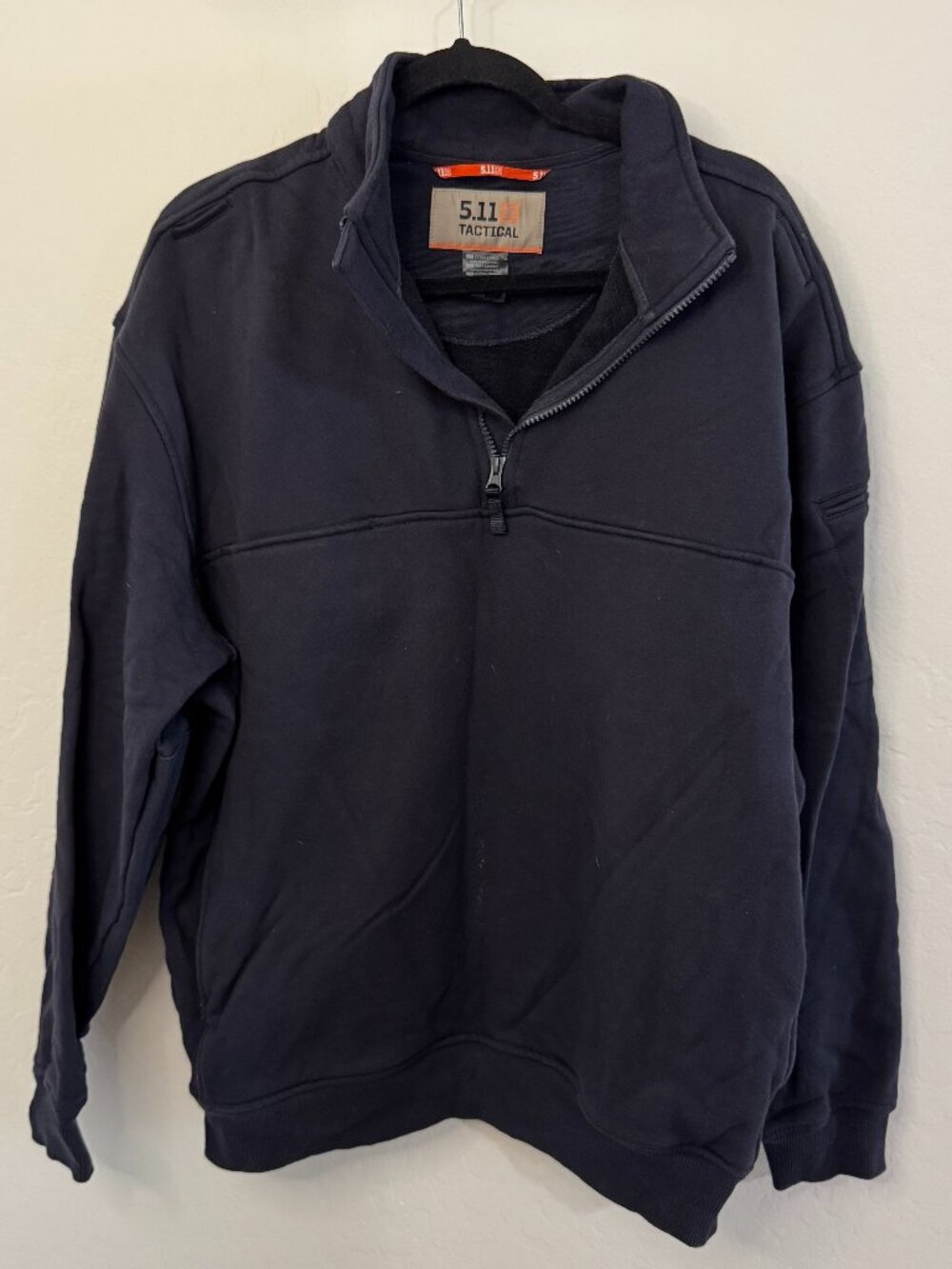 5.11 Tactical Navy Blue Quarter Zip Fleece Pullover Sweatshirt | Size XL
